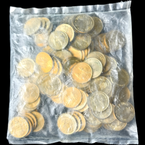Rare 5 Rupees Brihadeswara Temple Bombay Mint Sealed Packet of 100 Coins