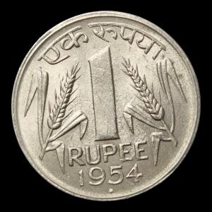 1Rs 1954 Bombay Mint  Rare Coin