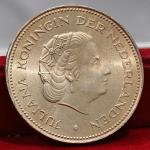 10 Gulden Juliana (Liberation) 1970 UNC Netherlands Silver Coin