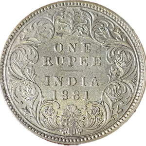 Rare Victoria Empress 1881 Silver Coin