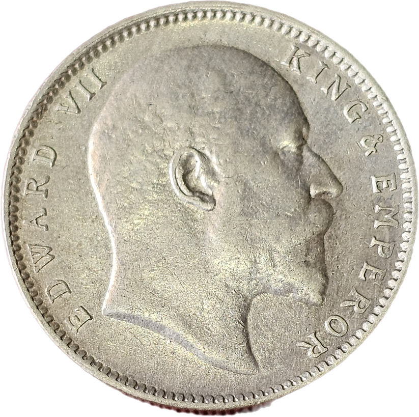 One Rupee Edward VIII King Emperor Silver Coin