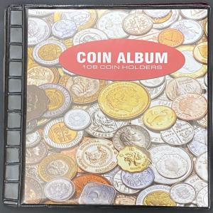Coin Album 108 Pocket for Coins Collection