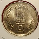 2Rs Dr.Syama Prasad Gem UNC Dye-fill Error Hyderabad Coin