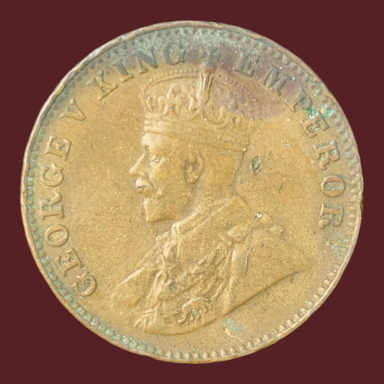 One Quarter Anna 1936 Coin