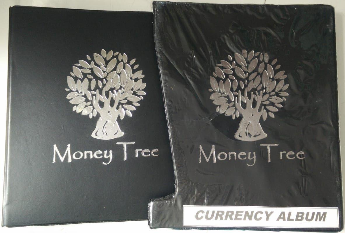 Currency Ring Binder without Dust Cover-Indian Quality Money Tree. Collectible item