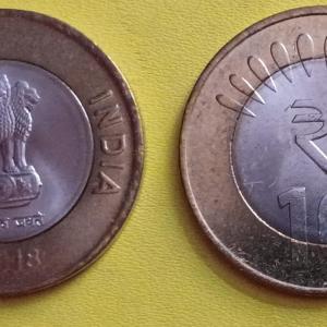 India - 2018 - 10 Rupees _ UNC_1 No - Coin