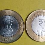 India - 2012 - 10 Rupees _ UNC_1 No - Coin