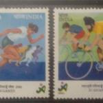 India 1990 - XI Asian Games, Beijing - Set of 4 Stamps - MNH