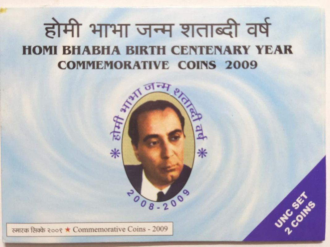 India - 2009 - Homi Bhabha Birth Centenary Year Rs. 10 Coin UNC
