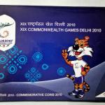 India - 2010 - XIX Commonwealth Games Delhi Rs. 100, Rs. 5, Rs. 2 UNC Set - Coin