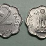 India - 1977 - 2 Paise UNC 1 No - Coin