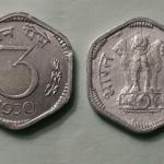 India - 1970 - 3 Paise UNC - Coin