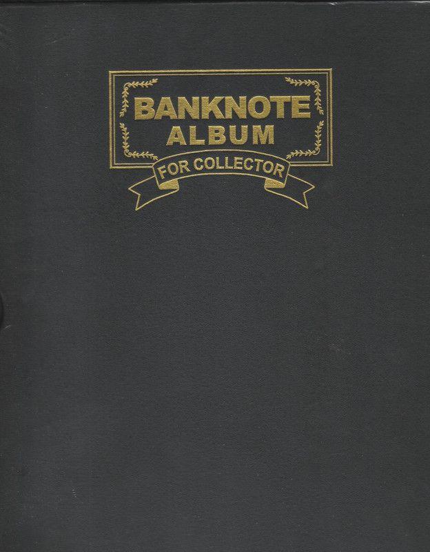 Bank Notes Ring Binder with Dust Cover Super Fine Quality Fresh Stock Taiwan CHUYU. Collectible item