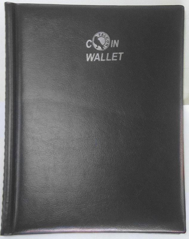 Big Coin Wallet with Coin Holders Fine Quality Fresh Stock 10 Pages / 200 Capacity MT. Collectible item