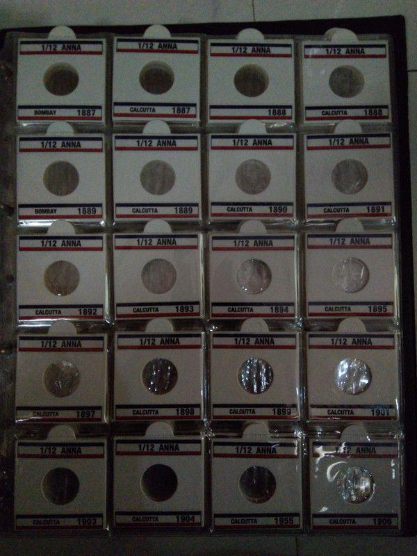 British India Mint Wise-758 # WITH Coin HOLDERS, STICKERS Only 365 Copper Coins 8 missing