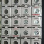 Commemorative Coins 1976-2025 Year-wise Collection 168+ Items With Coin Holders Stickers Only No Coins