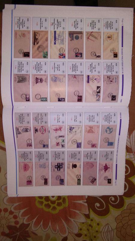 Catala of ON FDC 1957-2017 /Bharat Phila 2017-18 Guide Book