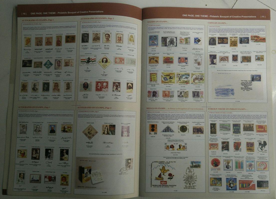 One Page One Theme (Philatelic Bouquet Of Creative Presentation) By Praful Thakkar (Book)