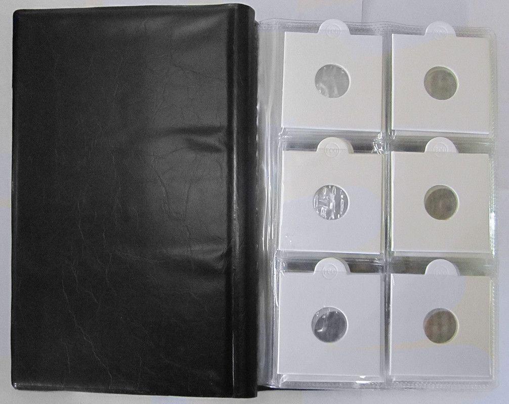 Small Coin Wallet With Coin Holders -Fine Quality-Fresh Stock 10 Sheets / 60 Coins (Fc)