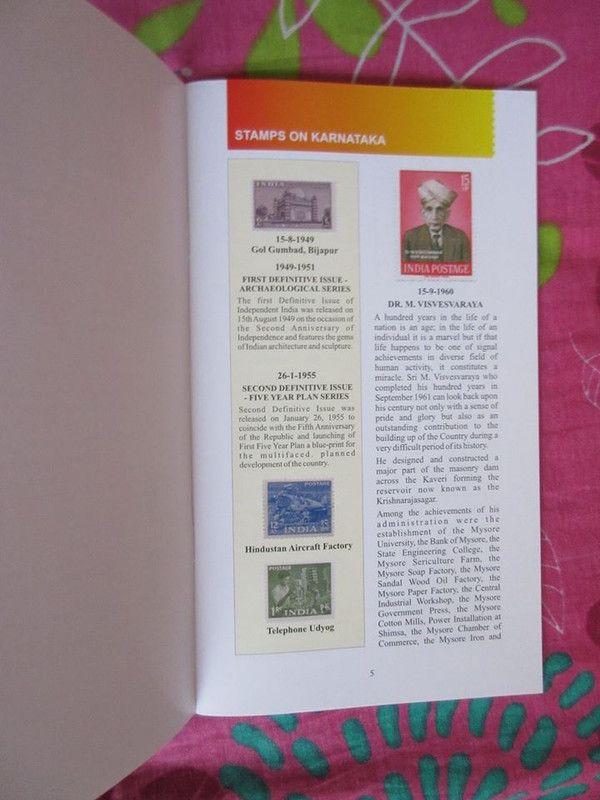 Stamps Of Karnataka Issued By Karnataka Postal Department (Book)