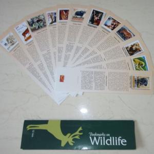 Bookmarks Depicting Stamps Wild Life, Theme. Collectible item