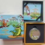 Panchatantra Coloured Souvenir Coin Proof Set The Monkey The Crocodile (Proof Set)