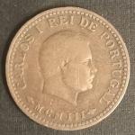 Portuguese India - 1903 - Carlos I - 1/8 Tanga Copper Coin - Used