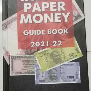 Indian Paper Money Guide Book for Currencies 2021-22 by Manik Jain (BOOK)