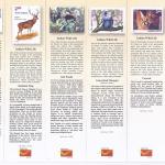 Bookmarks Depicting Stamps Wild Life, Theme. Collectible item
