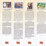 Bookmarks Depicting Stamps Wild Life, Theme. Collectible item