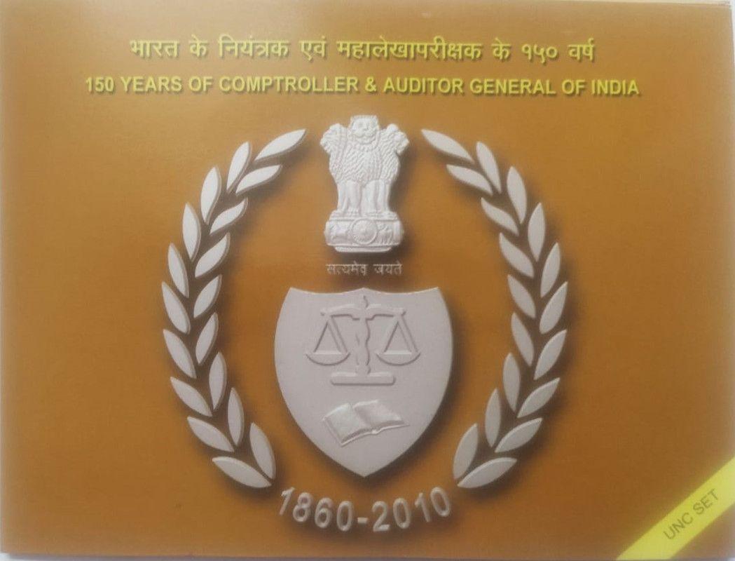 India - 2011 - Comptroller and Auditor General of India Rs. 150 Rs. 5 UNC Set - Coin