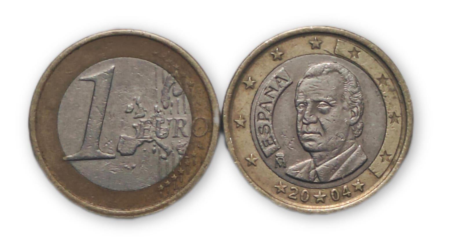 Spain - 1 EURO Coin 2004Used
