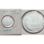 India - 2011 - 1 Rupee Hyderabad Mint of F C - Error Coin