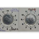 India - 1 Rupee 2016 Calcutta Mint 10 O C - Error Coin