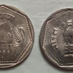 India - 1986 - 1 RUPEE _ UNC_1 N0 - Coin