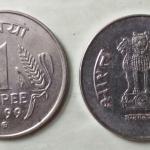 India - 1999 - 1 RUPEE _ UNC_1 N0 - Coin