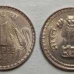 India - 1978 - 1 RUPEE _ UNC_1 N0 - Coin