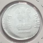 India - 2011 - 1 Rupee Hyderabad Mint of F C - Error Coin