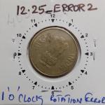 India - 2017 - 5 Rupees Hyderabad Mint 1 Oclock Rotation Error Coin Used