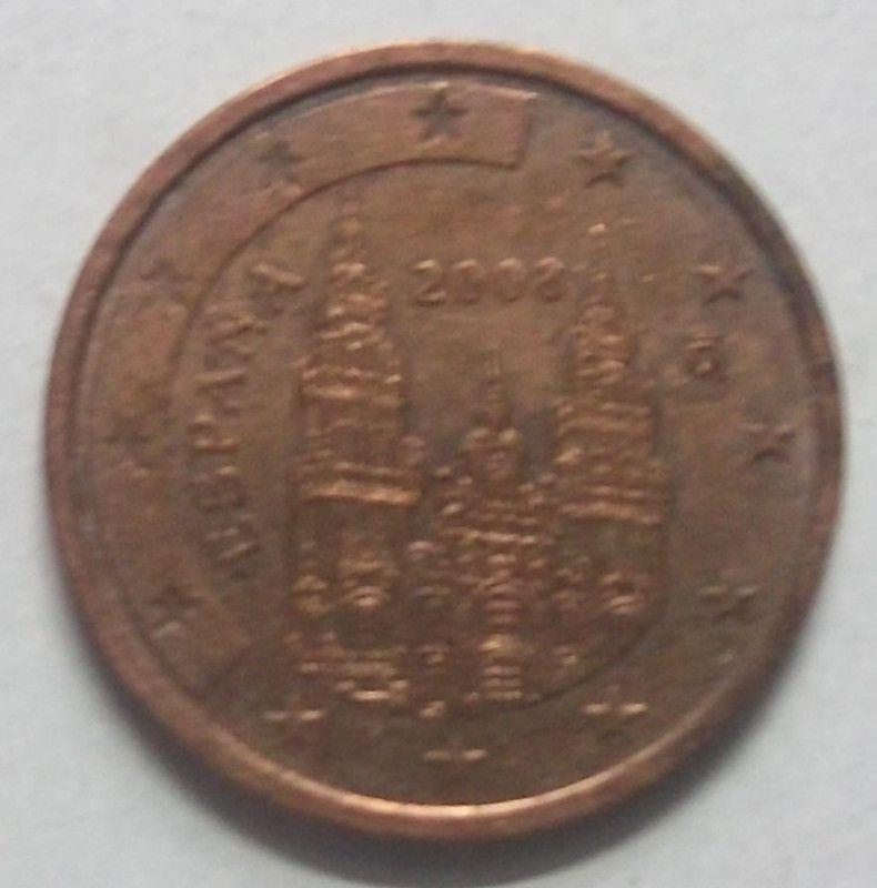 Spain - 2 Cent Euro 2008 Used - Coin