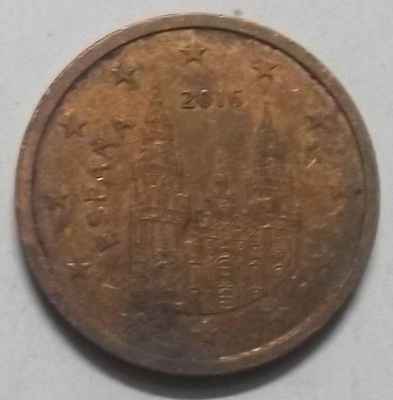 Spain - 2 Cent Euro 2016 Used - Coin
