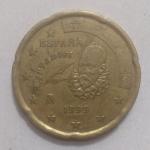 Spain - 20 Cent Euro 1999 Cervantes Used - Coin