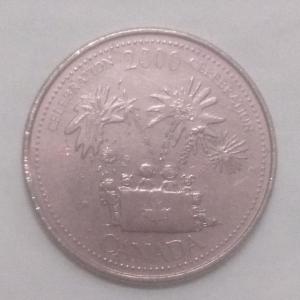 Canada - 25 Cents Celebration 2000 Elizabeth II D G Regina Used - Coin