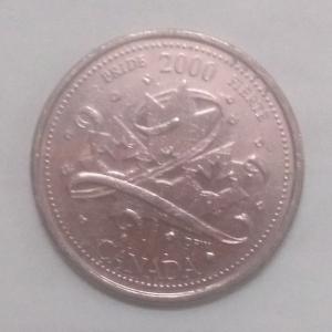 Canada - 25 Cents Pride 2000 Fierte Elizabeth II D G Regina Used - Coin