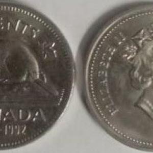 Canada - 5 Cents 1867-1992 Elizabeth II D.G Regina Used - Coin