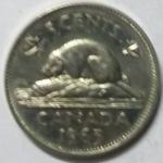 Canada - 5 Cents 1965 Elizabeth II D.G Regina Used - Coin