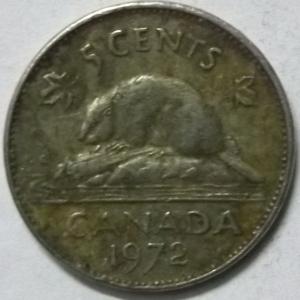 Canada - 5 Cents 1972 Elizabeth II D.G Regina Used - Coin