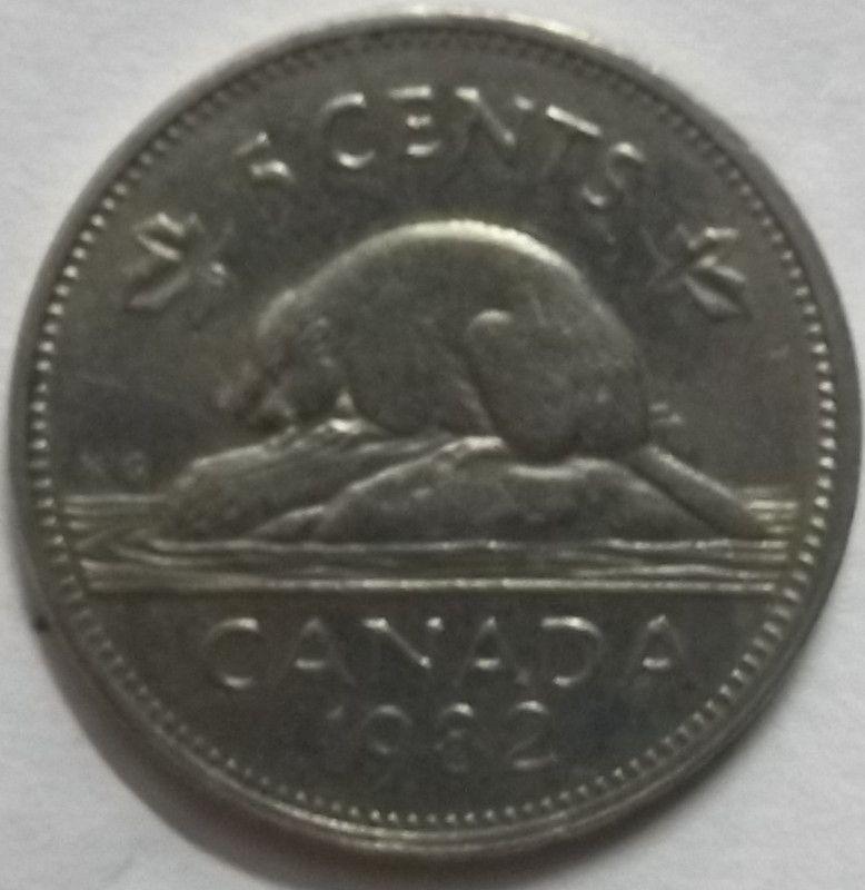 Canada - 5 Cents 1982 Elizabeth II D.G Regina Used - Coin