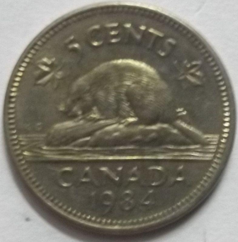 Canada - 5 Cents 1984 Elizabeth II D.G Regina Used - Coin