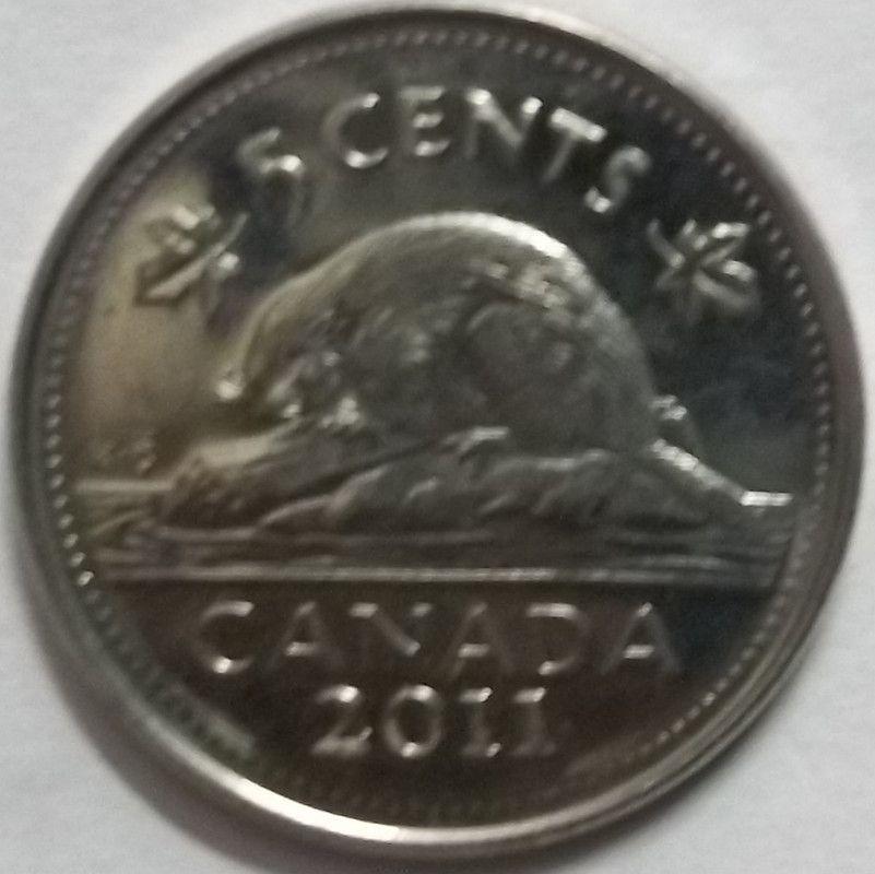 Canada - 5 Cents 2011 Elizabeth II D.G Regina UNC - Coin